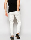 Skinny Jeans With Printed Badges