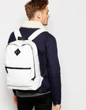 Backpack In White Nylon