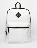 Backpack In White Nylon