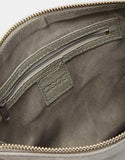 Suede Fringed Clutch Bag