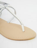 Plaited Leather Sandals