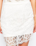 Scallop Lace Skirt