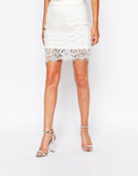 Scallop Lace Skirt